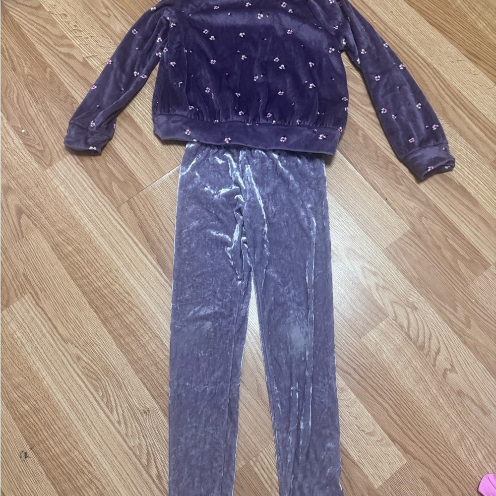 Cat & Jack Lavender Floral Set